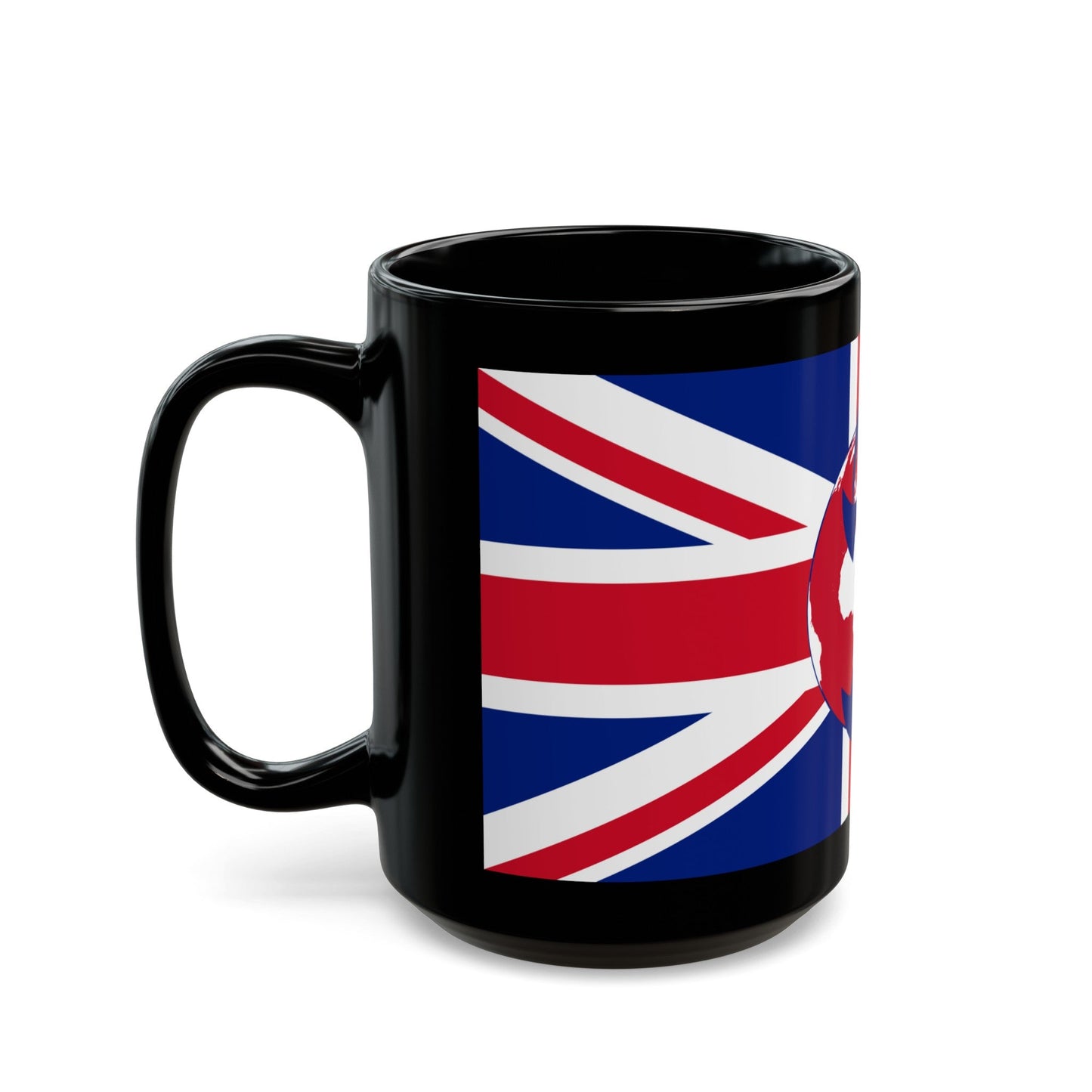 Flag of Transglobe Expedition - Black Coffee Mug-The Sticker Space