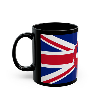 Flag of Transglobe Expedition - Black Coffee Mug-The Sticker Space