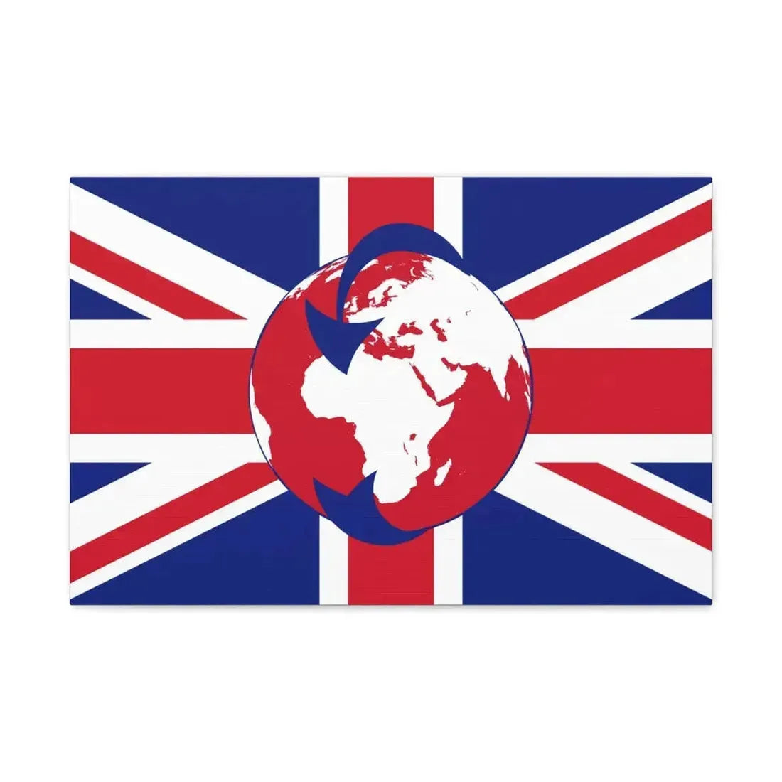 Flag of Transglobe Expedition - Canvas Wall Art 24″ x 16″ 1.25" - The Sticker Space