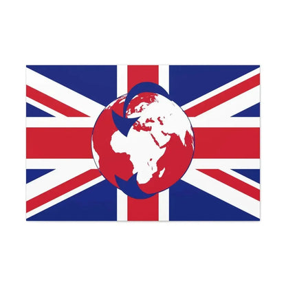 Flag of Transglobe Expedition - Canvas Wall Art 36" x 24" 1.25" - The Sticker Space