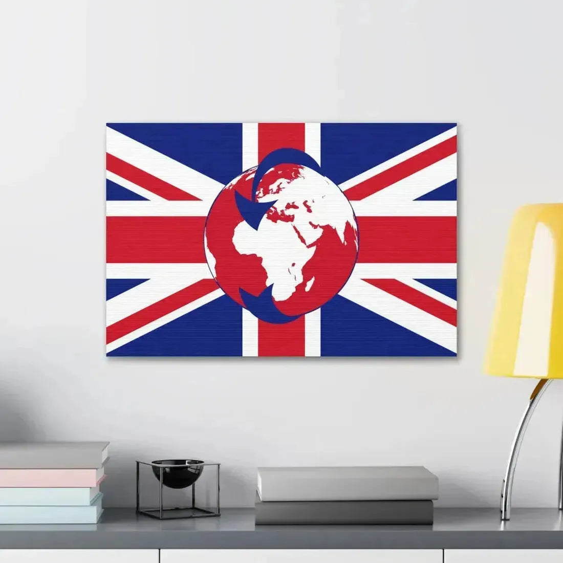 Flag of Transglobe Expedition - Canvas Wall Art - The Sticker Space