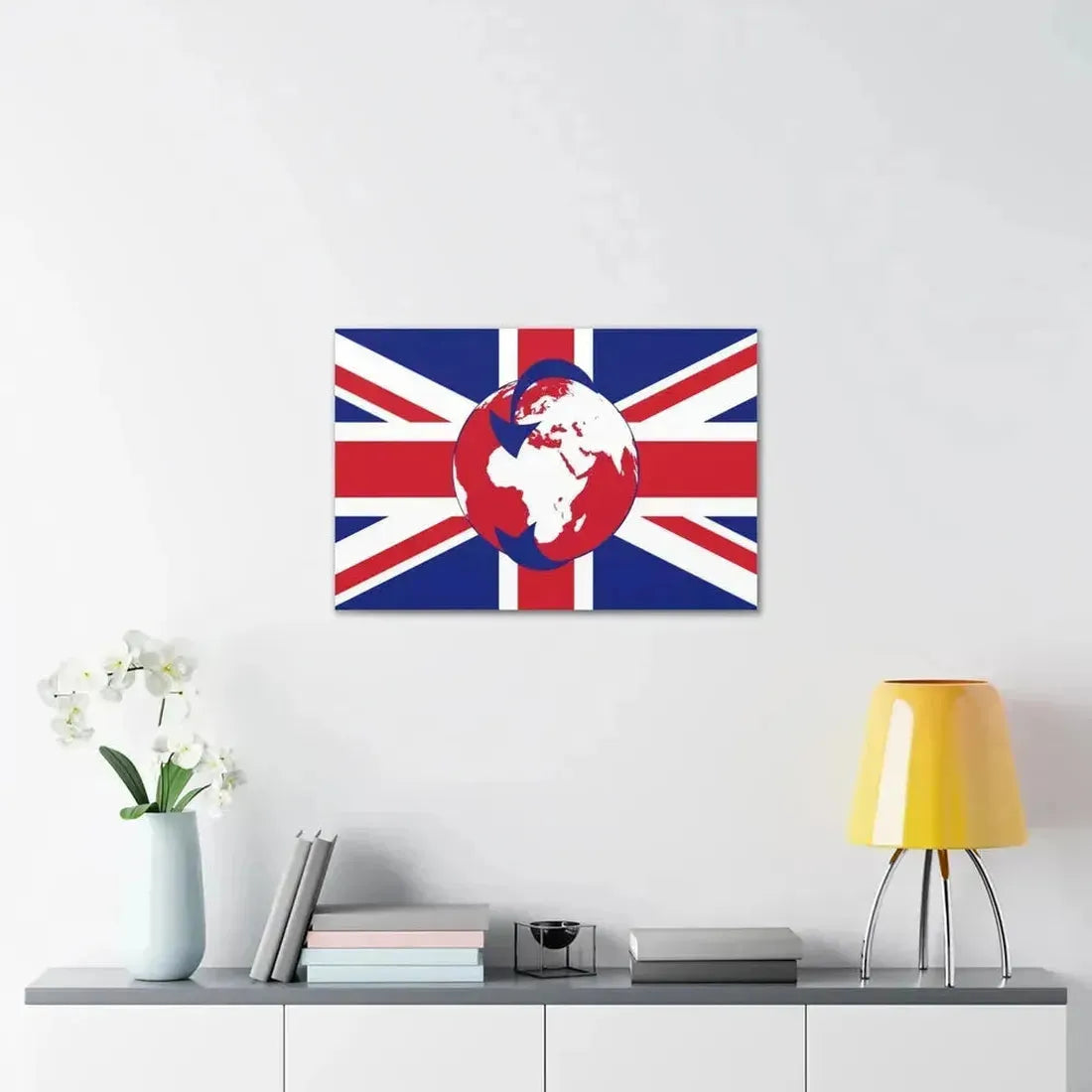 Flag of Transglobe Expedition - Canvas Wall Art - The Sticker Space