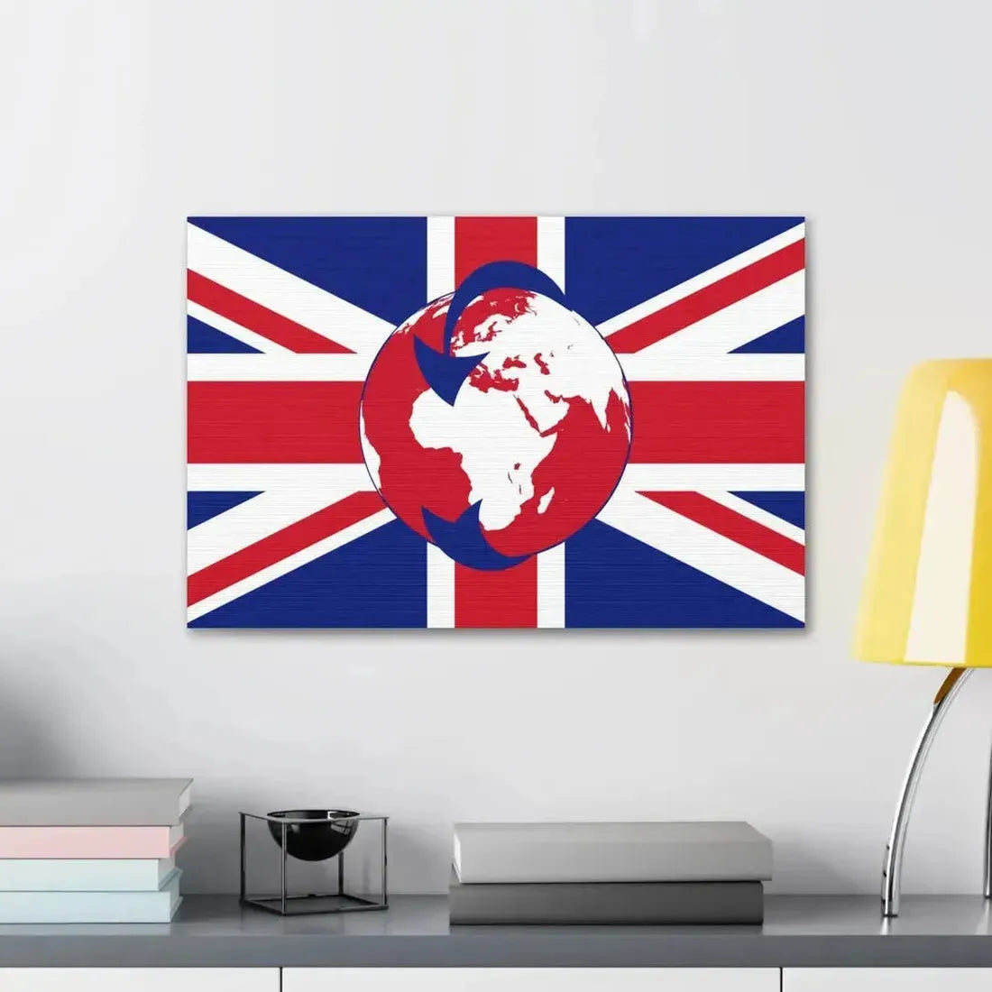 Flag of Transglobe Expedition - Canvas Wall Art - The Sticker Space