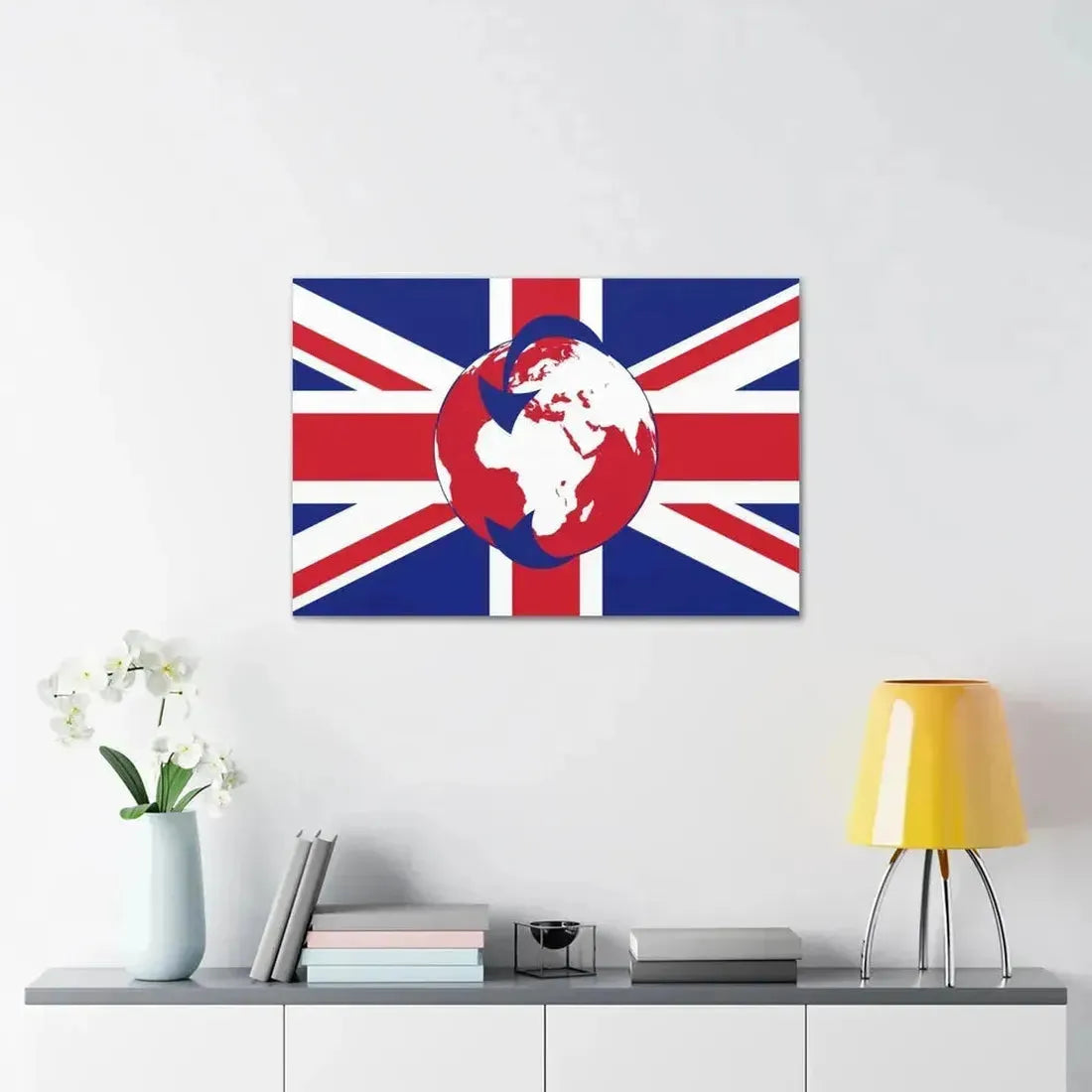 Flag of Transglobe Expedition - Canvas Wall Art - The Sticker Space