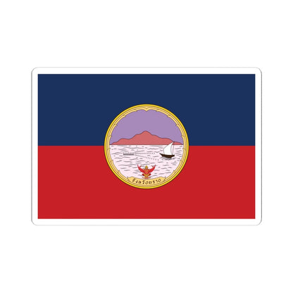 Flag of Trat Province (Thailand) STICKER Vinyl Kiss-Cut Decal 6 Inch White - The Sticker Space