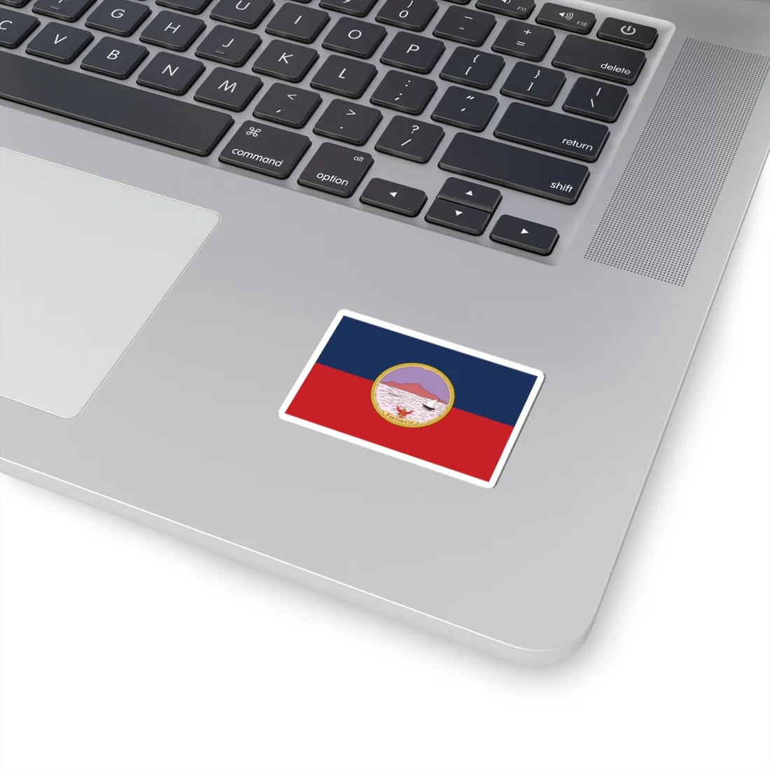Flag of Trat Province (Thailand) STICKER Vinyl Kiss-Cut Decal - The Sticker Space