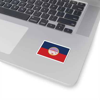 Flag of Trat Province (Thailand) STICKER Vinyl Kiss-Cut Decal - The Sticker Space