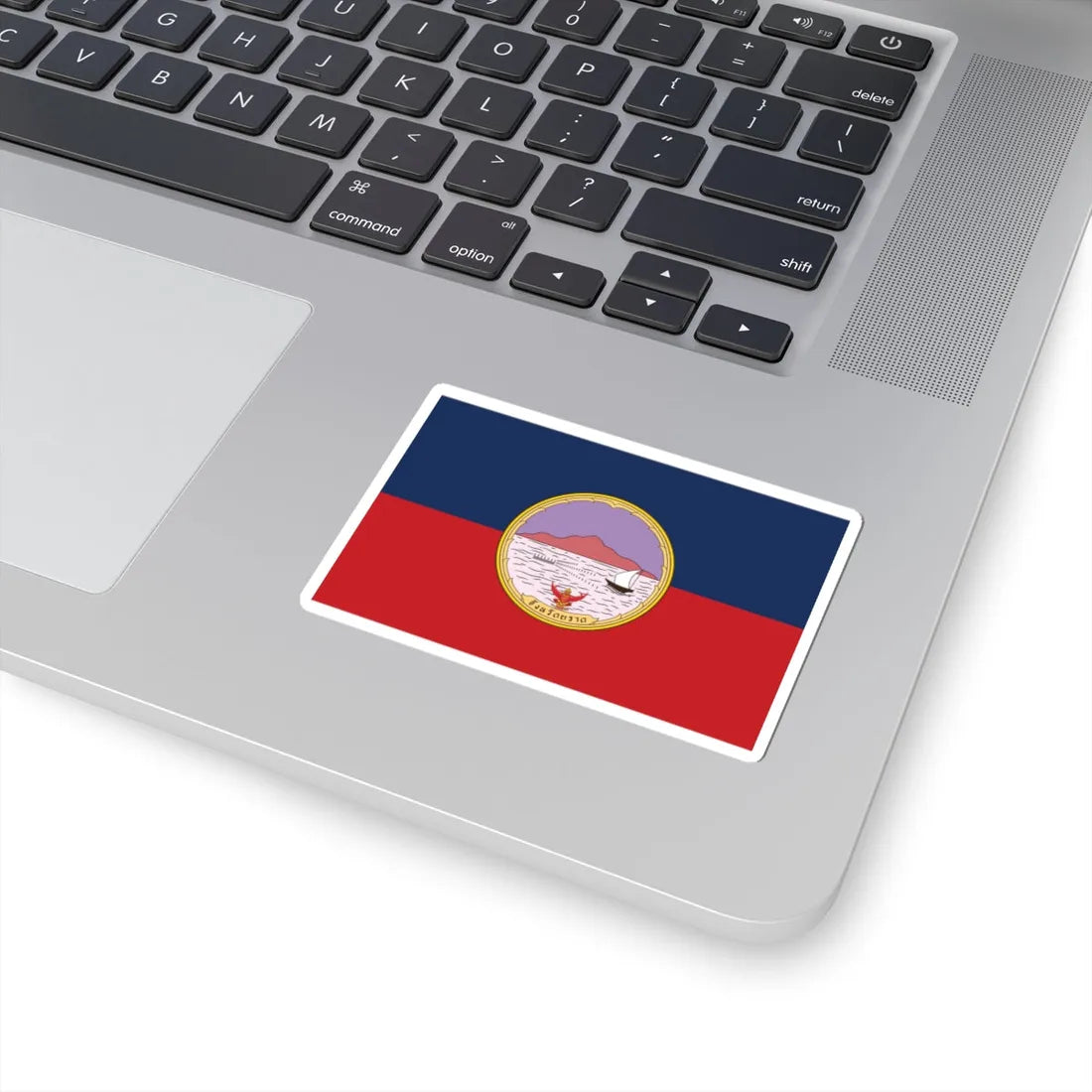 Flag of Trat Province (Thailand) STICKER Vinyl Kiss-Cut Decal - The Sticker Space