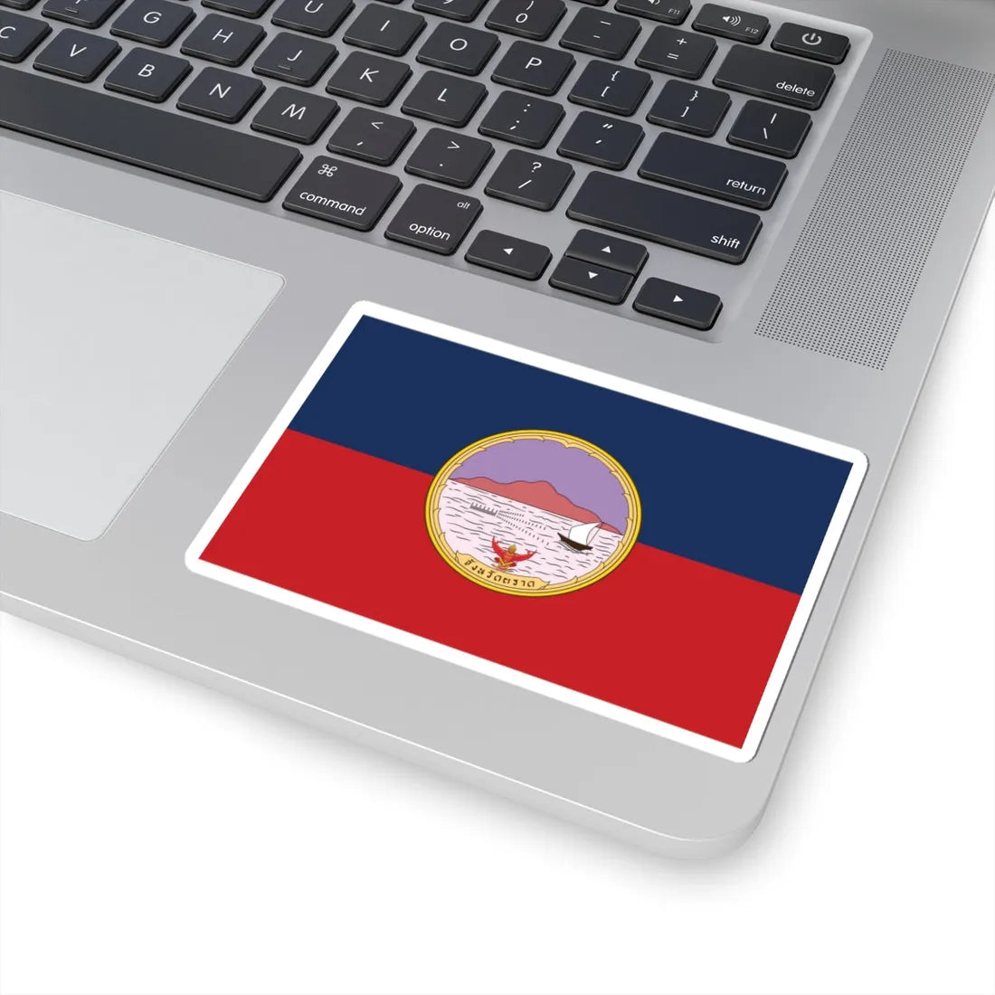 Flag of Trat Province (Thailand) STICKER Vinyl Kiss-Cut Decal - The Sticker Space