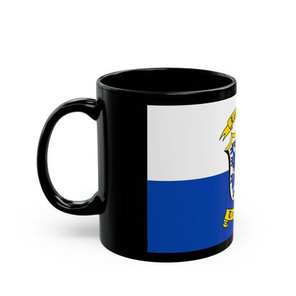 Flag of Traunstein Germany - Black Coffee Mug-The Sticker Space