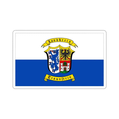Flag of Traunstein Germany STICKER Vinyl Die-Cut Decal 2 Inch - The Sticker Space