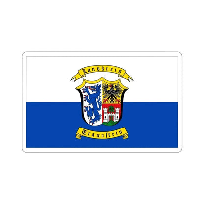 Flag of Traunstein Germany STICKER Vinyl Die-Cut Decal 3 Inch - The Sticker Space