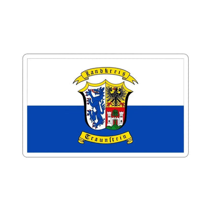 Flag of Traunstein Germany STICKER Vinyl Die-Cut Decal 6 Inch - The Sticker Space