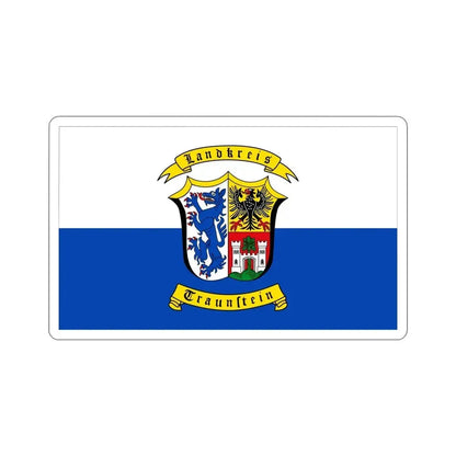 Flag of Traunstein Germany STICKER Vinyl Die-Cut Decal - The Sticker Space