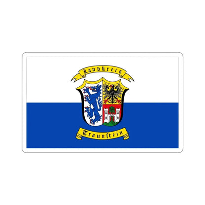 Flag of Traunstein Germany STICKER Vinyl Die-Cut Decal - The Sticker Space