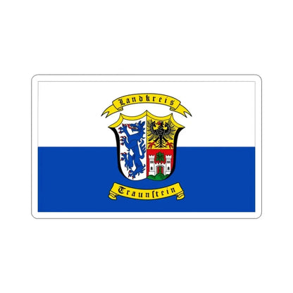 Flag of Traunstein Germany STICKER Vinyl Die-Cut Decal - The Sticker Space