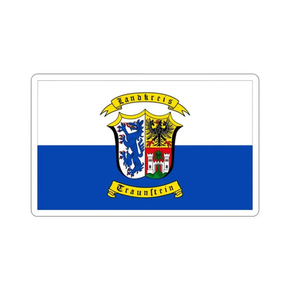 Flag of Traunstein Germany STICKER Vinyl Die-Cut Decal - The Sticker Space