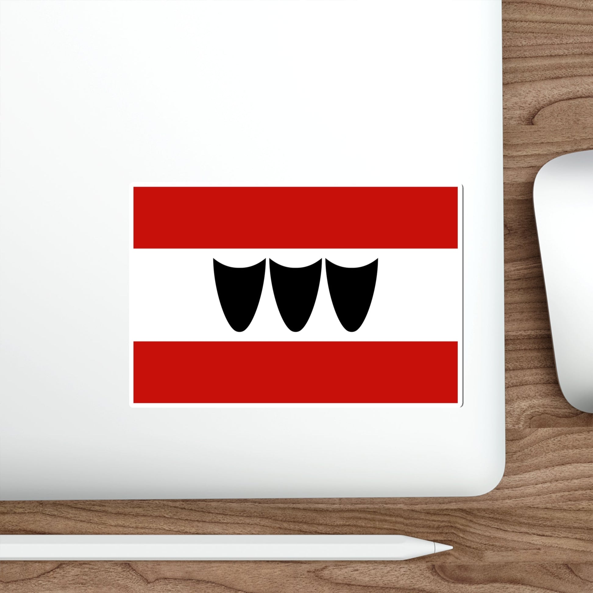 Flag of Třebíč Czech Republic STICKER Vinyl Die-Cut Decal-The Sticker Space