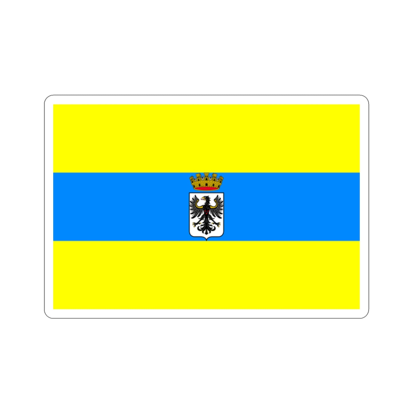 Flag of Trento Italy STICKER Vinyl Die-Cut Decal-2 Inch-The Sticker Space