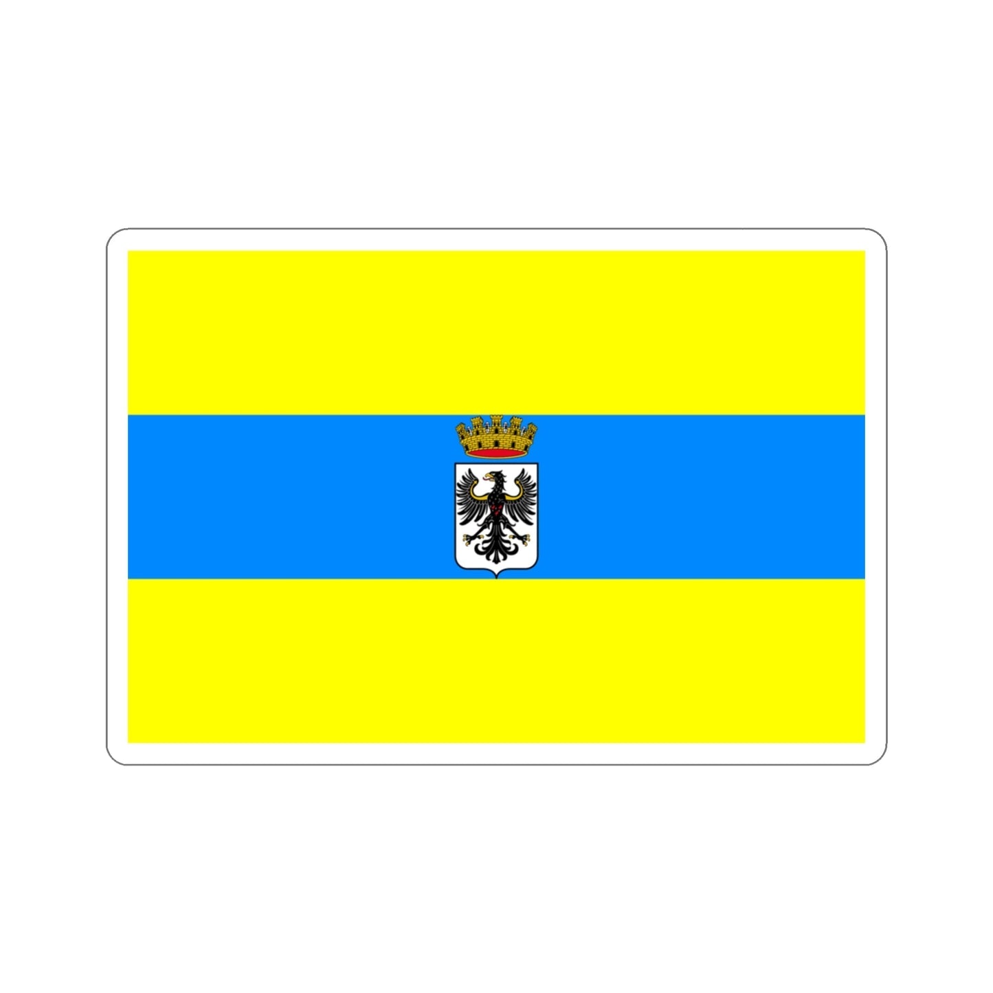 Flag of Trento Italy STICKER Vinyl Die-Cut Decal-3 Inch-The Sticker Space