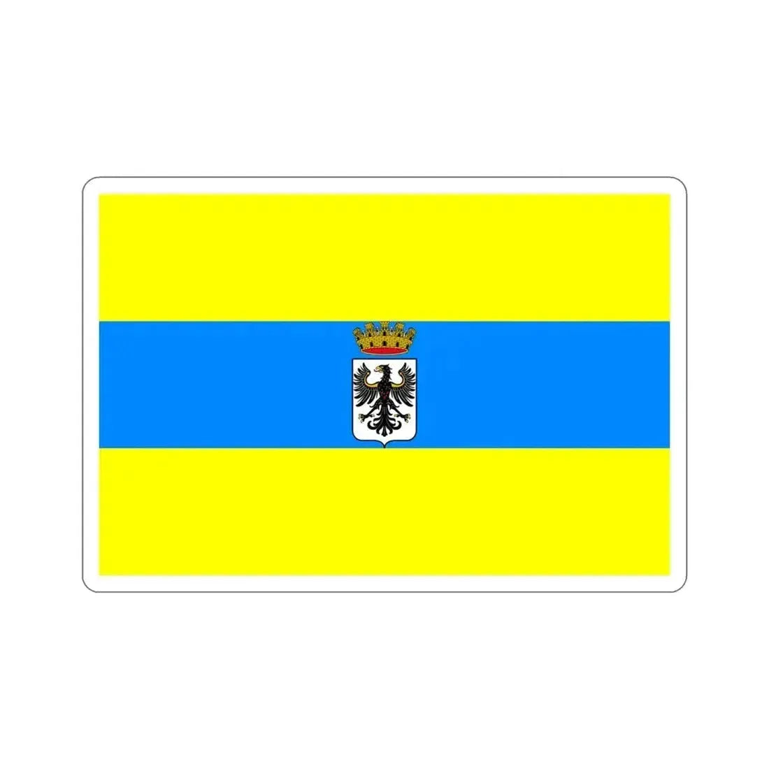 Flag of Trento Italy STICKER Vinyl Die-Cut Decal 4 Inch - The Sticker Space