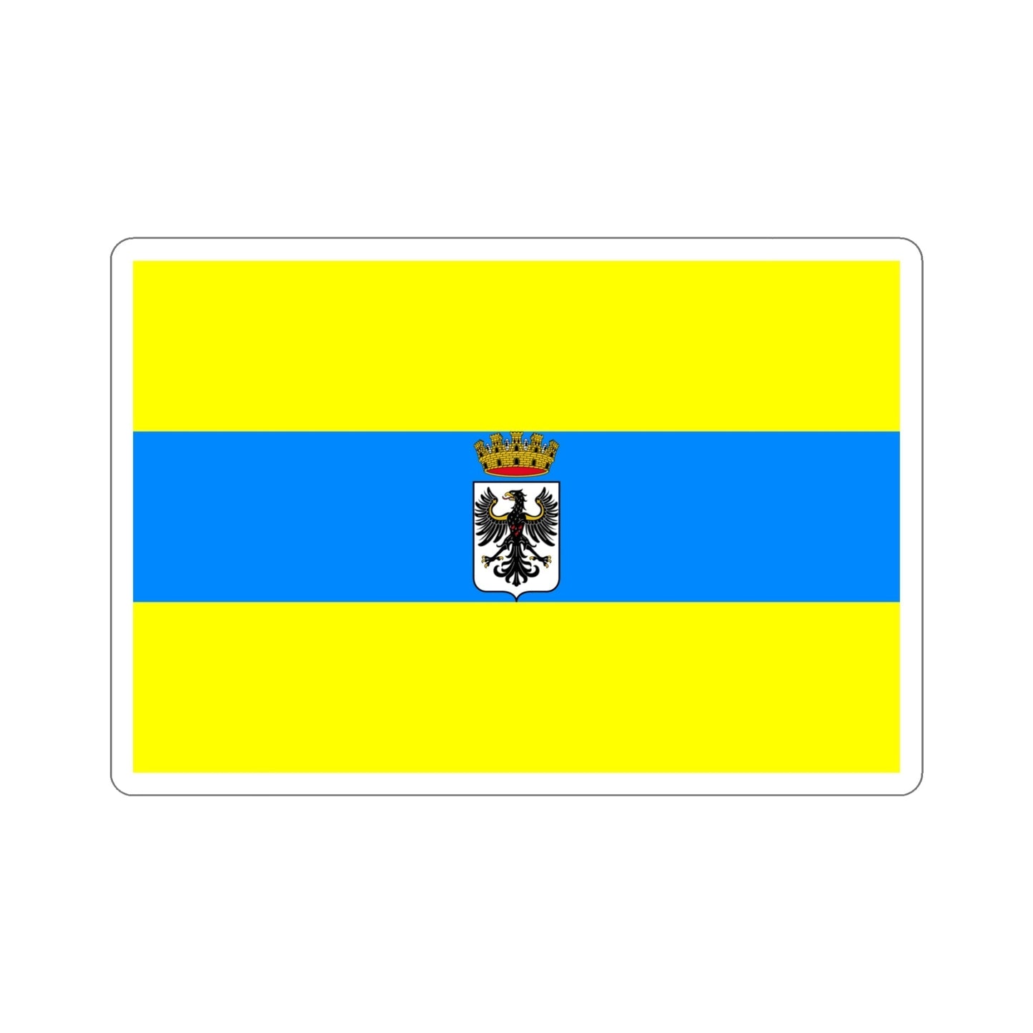 Flag of Trento Italy STICKER Vinyl Die-Cut Decal-5 Inch-The Sticker Space