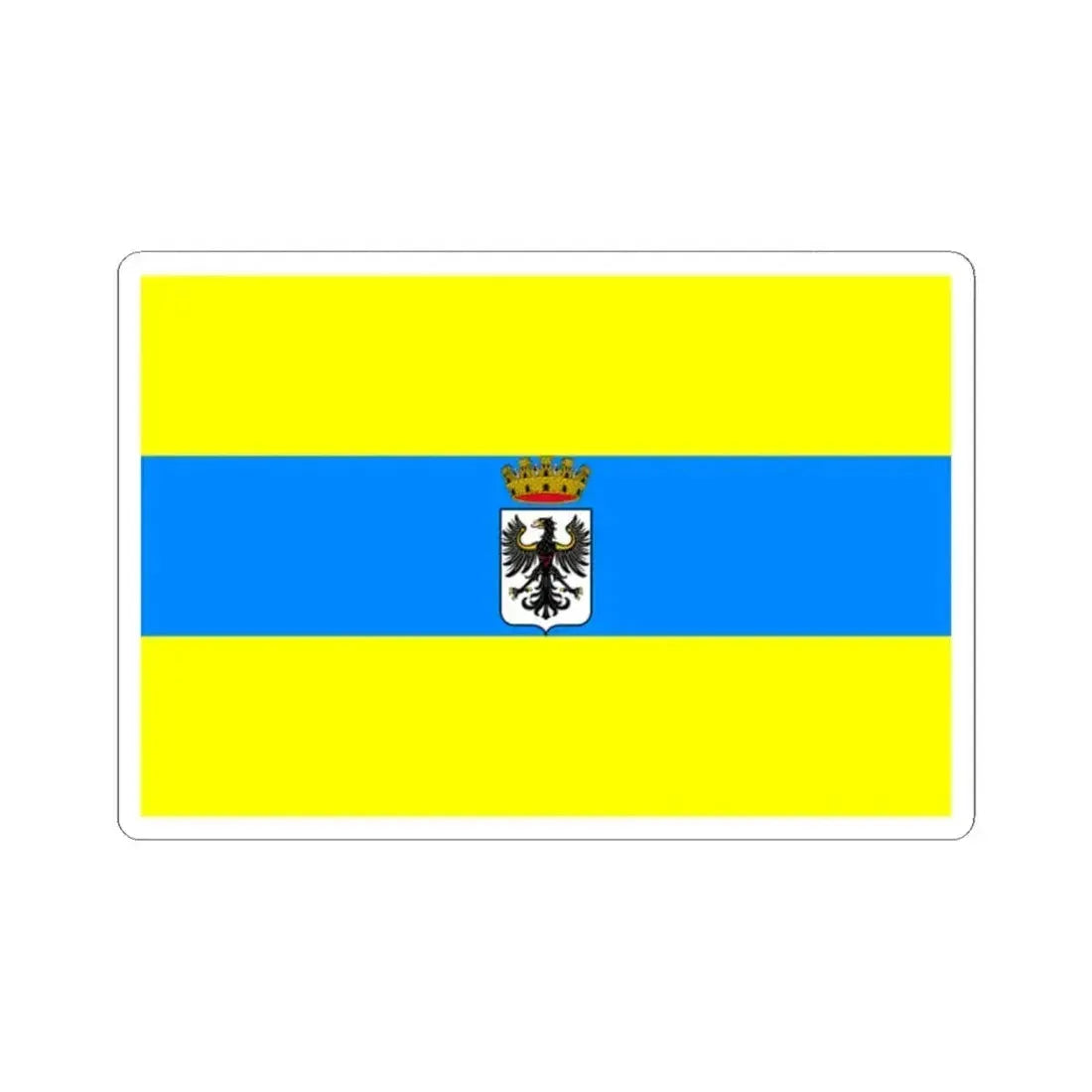 Flag of Trento Italy - STICKER Vinyl Kiss-Cut Decal 2 Inch White - The Sticker Space
