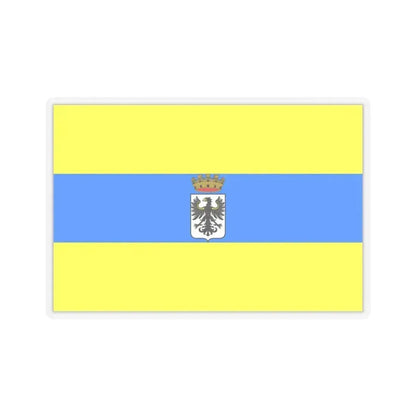 Flag of Trento Italy - STICKER Vinyl Kiss-Cut Decal 4 Inch Transparent - The Sticker Space
