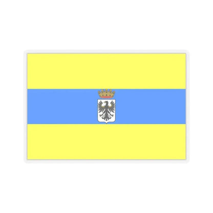 Flag of Trento Italy - STICKER Vinyl Kiss-Cut Decal 6 Inch Transparent - The Sticker Space