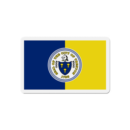 Flag of Trenton New Jersey - Die-Cut Magnet-6 × 6"-The Sticker Space