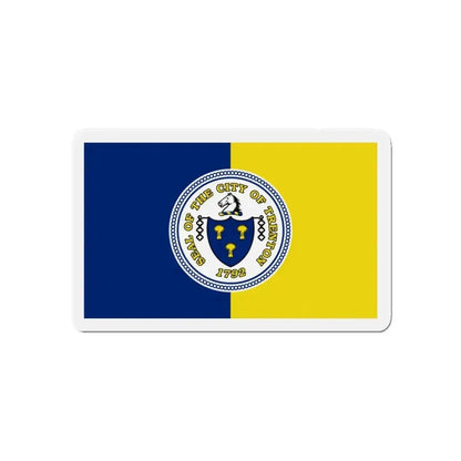 Flag of Trenton New Jersey - Refrigerator Magnet - The Sticker Space