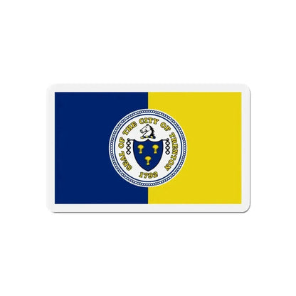 Flag of Trenton New Jersey - Refrigerator Magnet - The Sticker Space