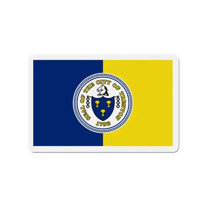 Flag of Trenton New Jersey - Refrigerator Magnet - The Sticker Space
