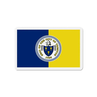 Flag of Trenton New Jersey - Refrigerator Magnet - The Sticker Space