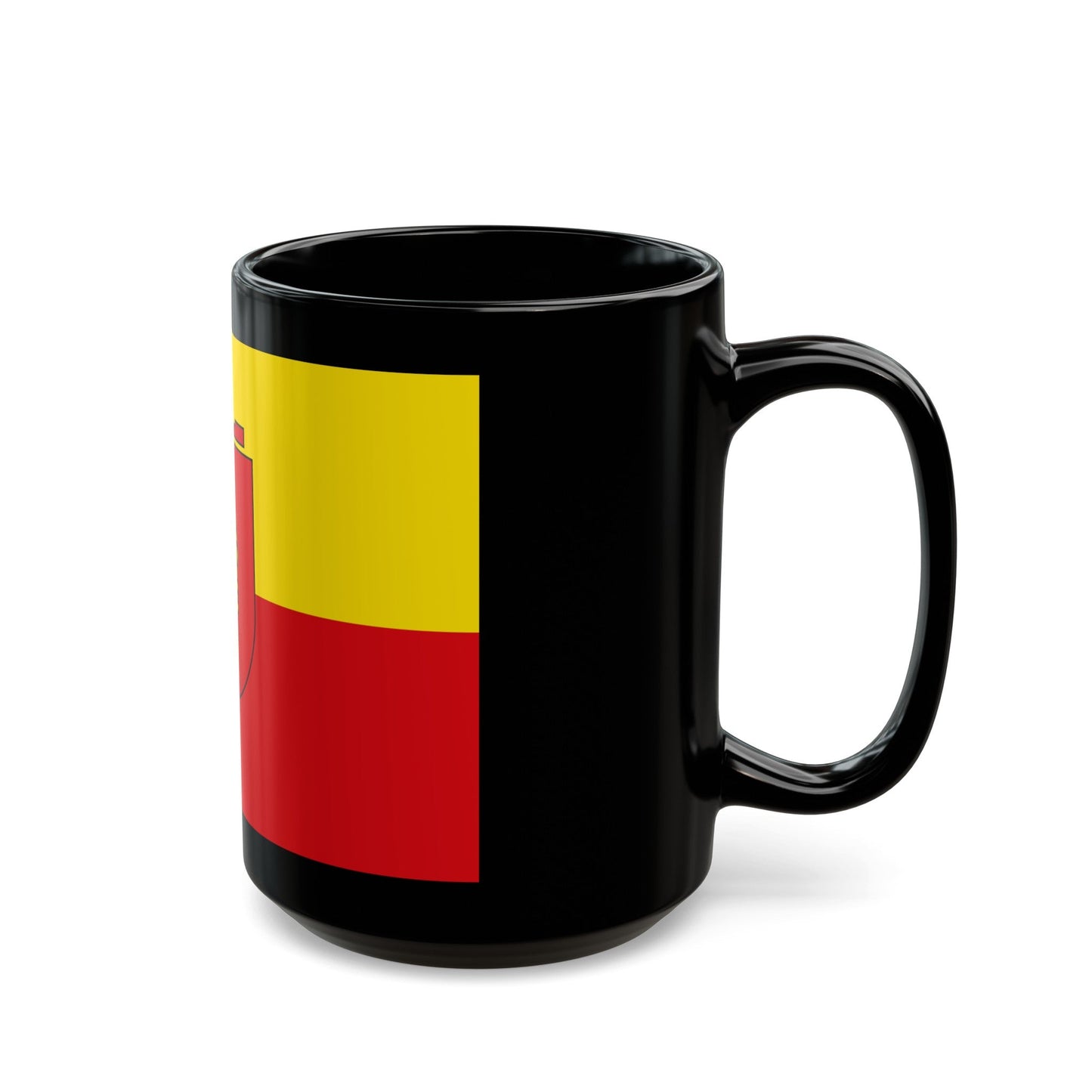 Flag of Trier Germany - Black Coffee Mug-The Sticker Space