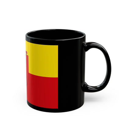 Flag of Trier Germany - Black Coffee Mug-The Sticker Space