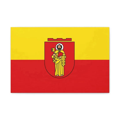 Flag of Trier Germany - Canvas Wall Art 18″ x 12″ 1.25" - The Sticker Space