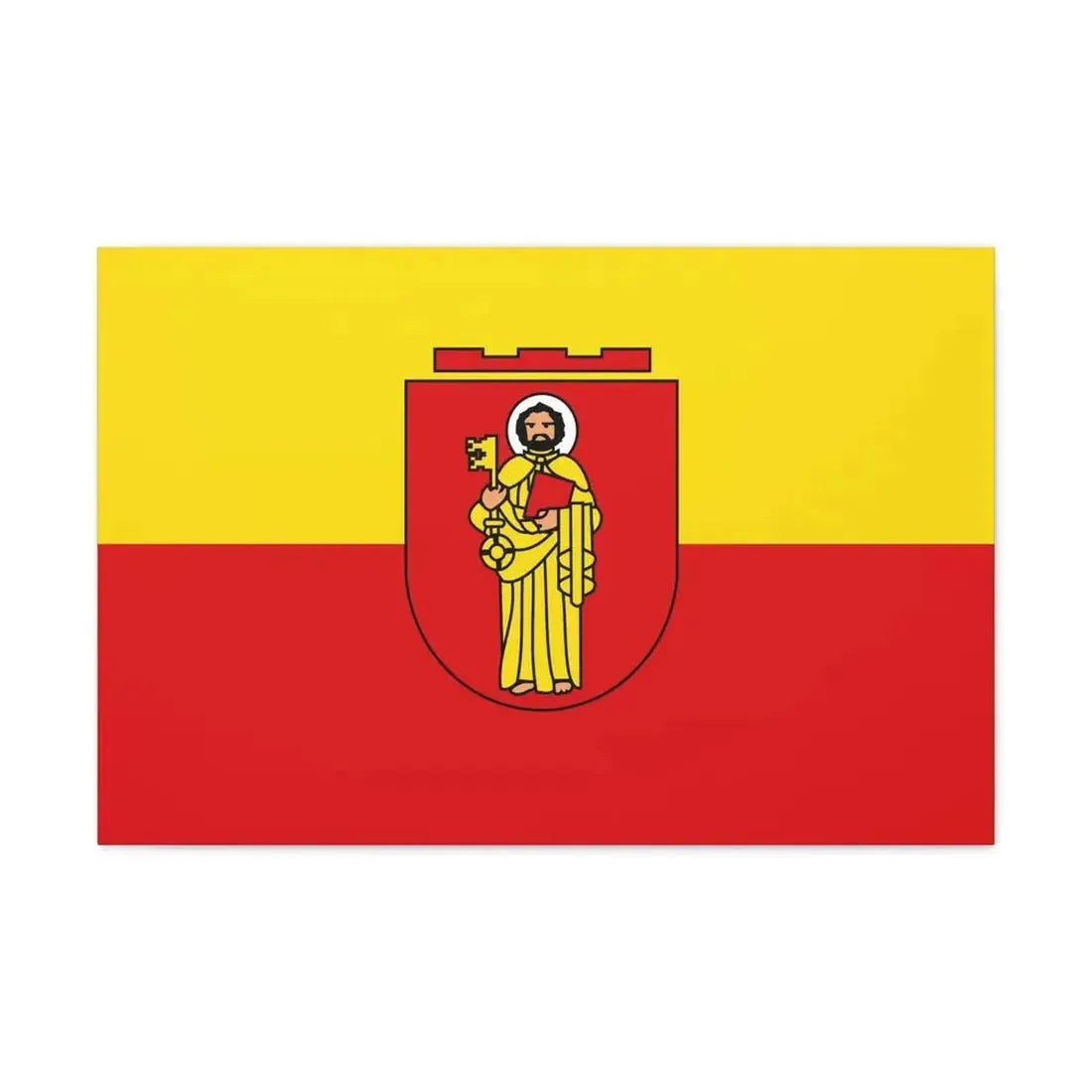 Flag of Trier Germany - Canvas Wall Art 30" x 20" 1.25" - The Sticker Space
