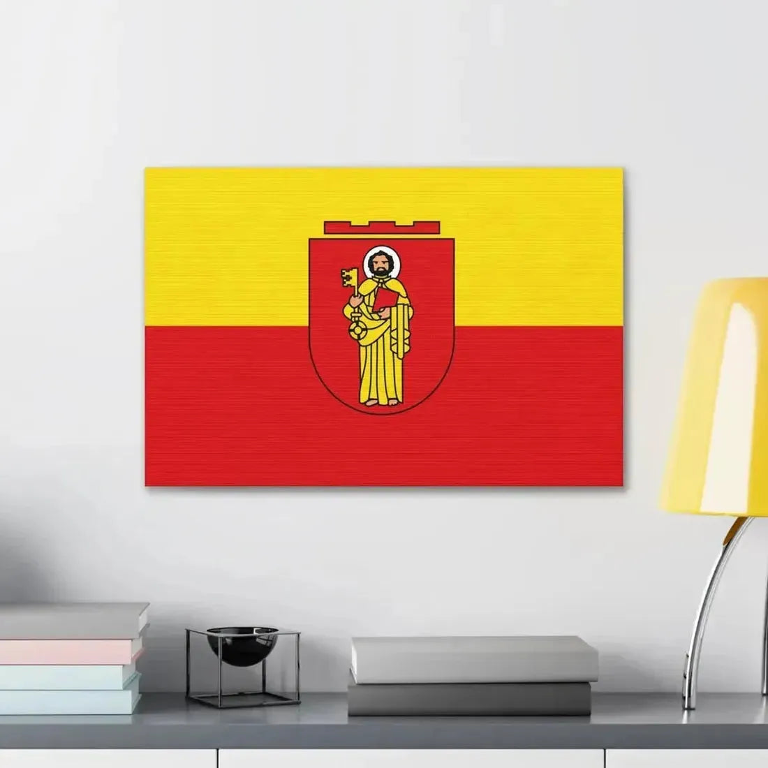 Flag of Trier Germany - Canvas Wall Art - The Sticker Space