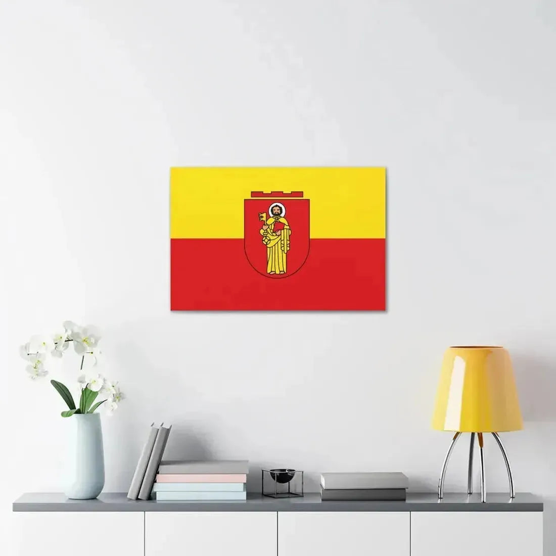 Flag of Trier Germany - Canvas Wall Art - The Sticker Space