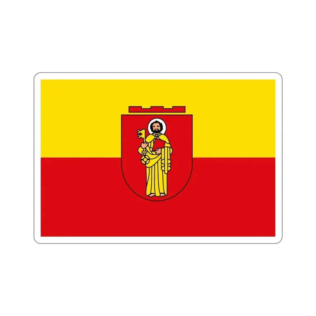 Flag of Trier Germany STICKER Vinyl Die-Cut Decal - The Sticker Space