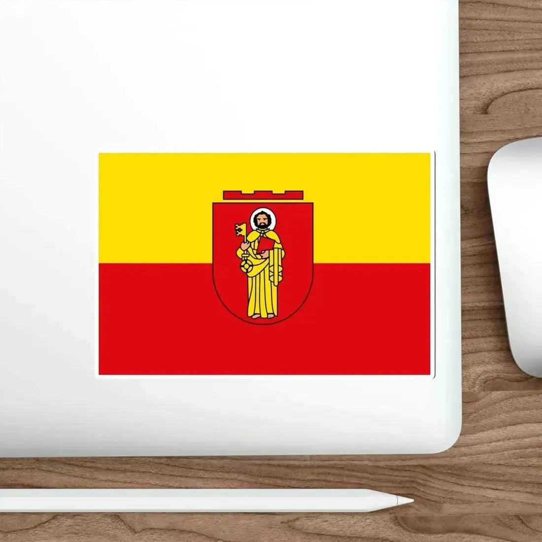 Flag of Trier Germany STICKER Vinyl Die-Cut Decal - The Sticker Space