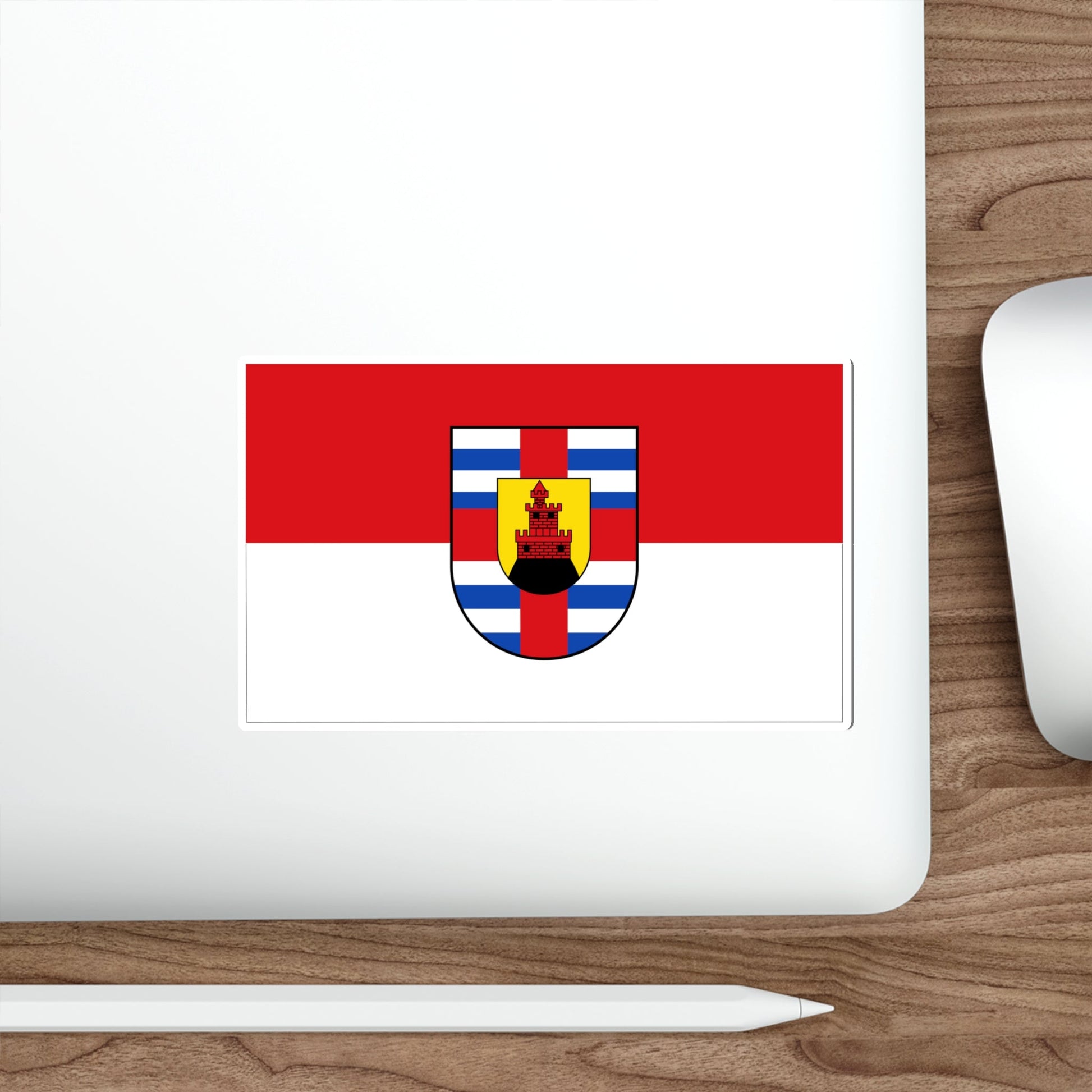 Flag of Trier Saarburg Germany STICKER Vinyl Die-Cut Decal-The Sticker Space