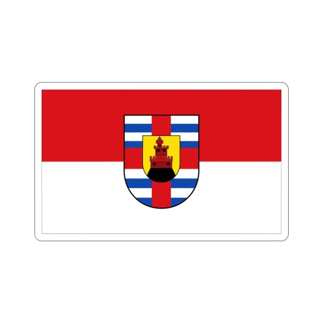 Flag of Trier Saarburg Germany STICKER Vinyl Die-Cut Decal 2 Inch - The Sticker Space