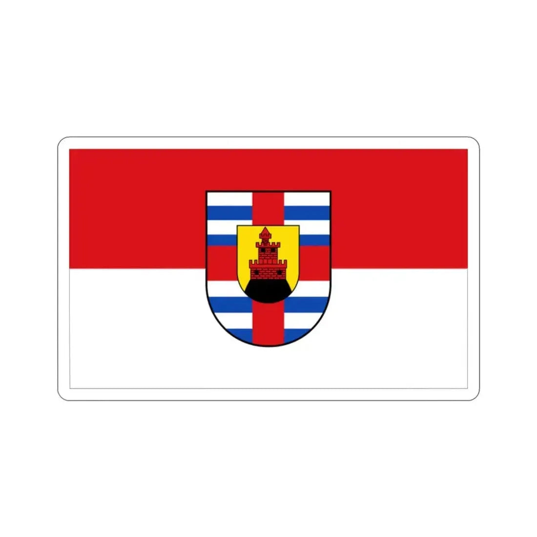 Flag of Trier Saarburg Germany STICKER Vinyl Die-Cut Decal 2 Inch - The Sticker Space
