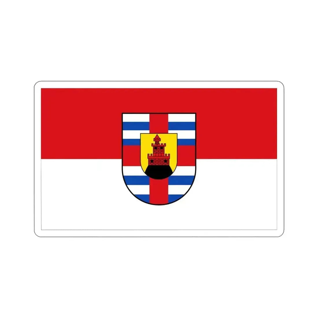 Flag of Trier Saarburg Germany STICKER Vinyl Die-Cut Decal 6 Inch - The Sticker Space