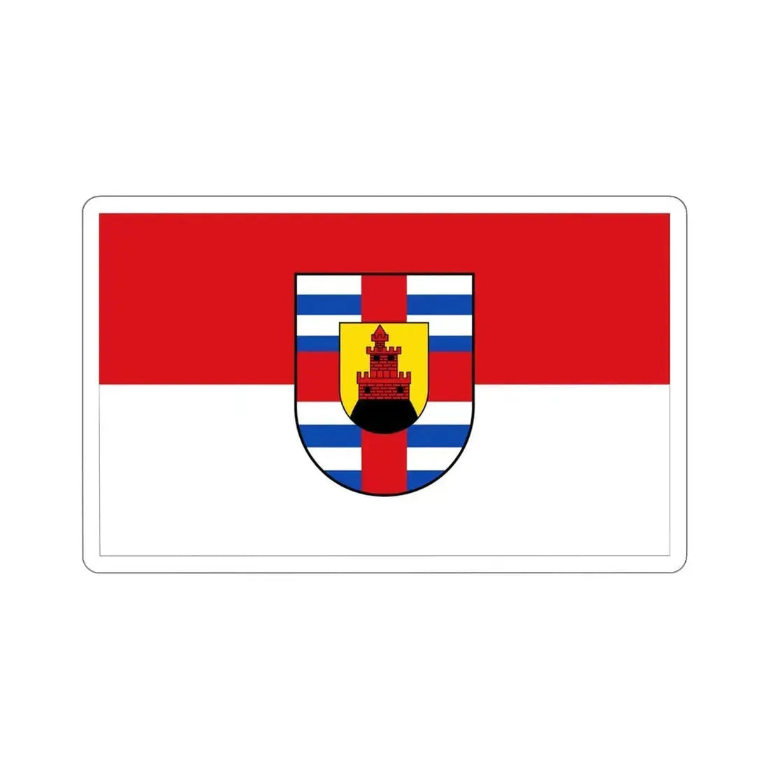 Flag of Trier Saarburg Germany STICKER Vinyl Die-Cut Decal 6 Inch - The Sticker Space