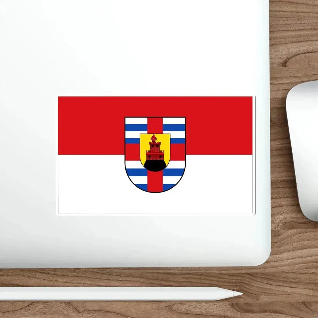 Flag of Trier Saarburg Germany STICKER Vinyl Die-Cut Decal - The Sticker Space