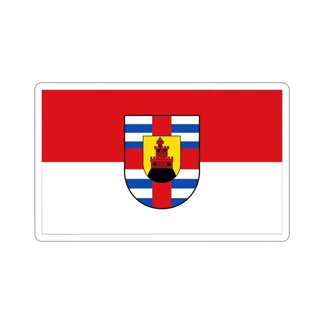 Flag of Trier Saarburg Germany STICKER Vinyl Die-Cut Decal - The Sticker Space