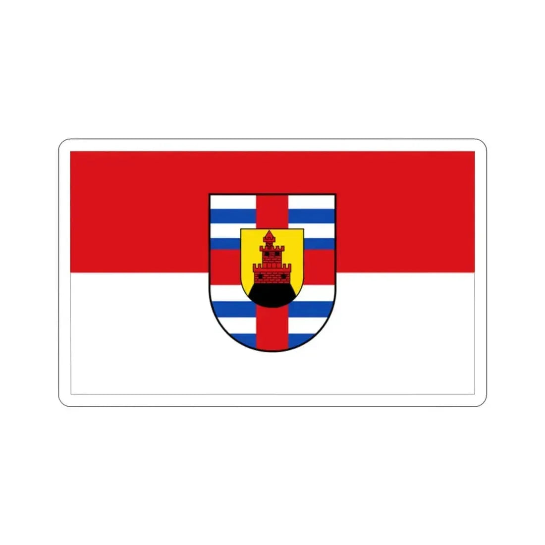Flag of Trier Saarburg Germany STICKER Vinyl Die-Cut Decal - The Sticker Space